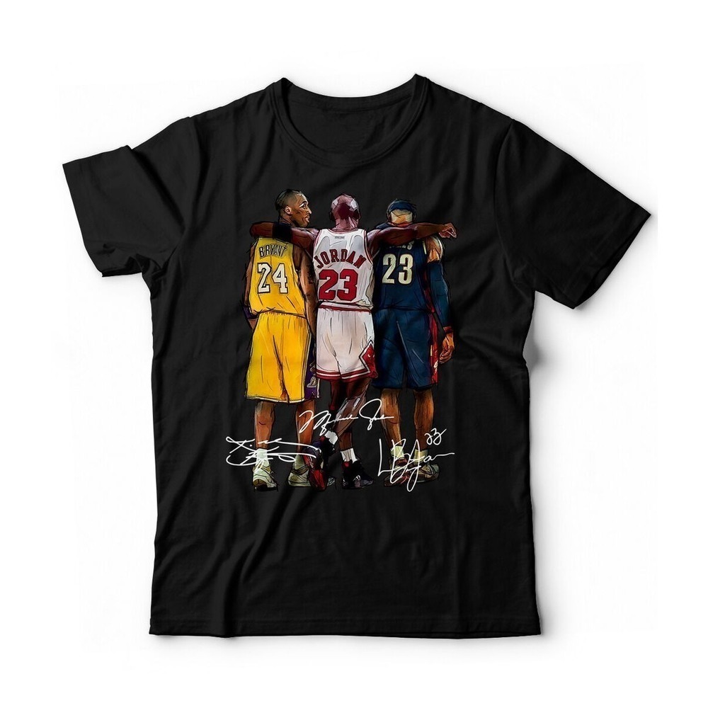 Nba Basketball Kobe Bryant Michael Jordan Lebron James T Shirt